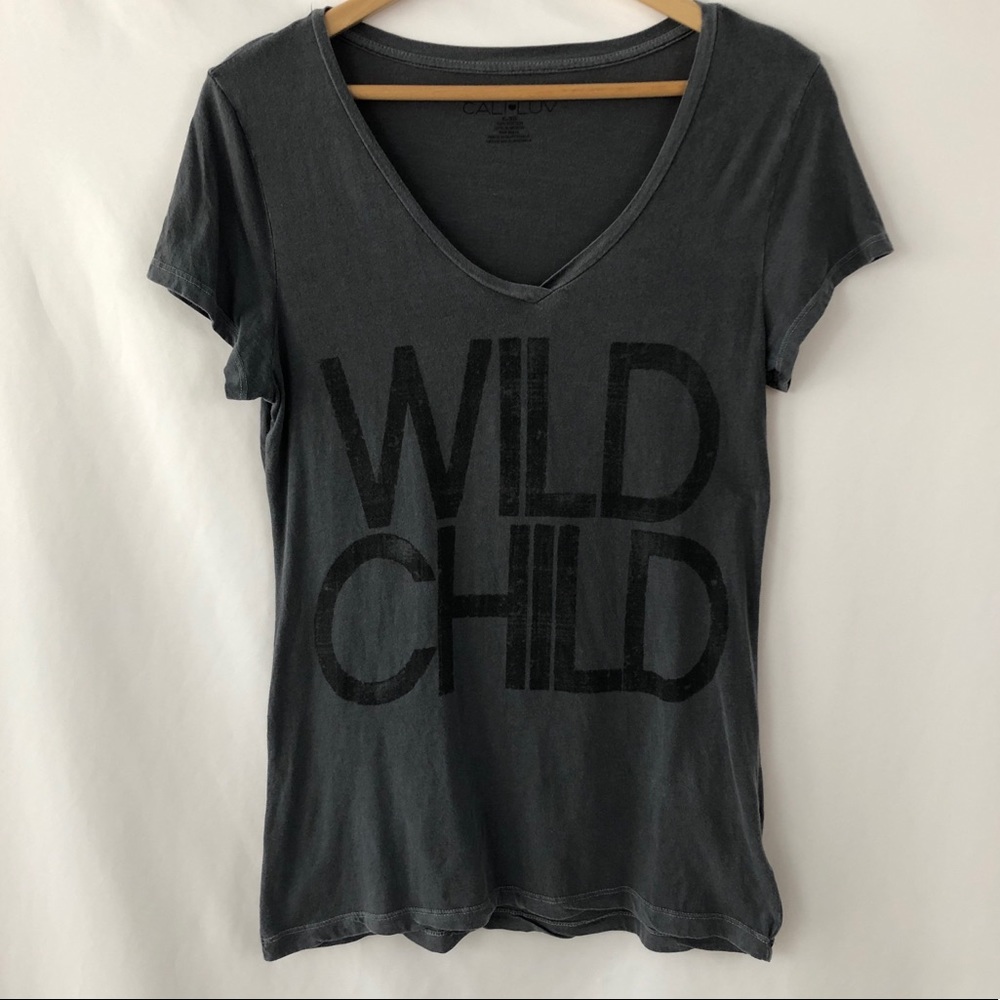 Wild Child Gray Tee Size XL